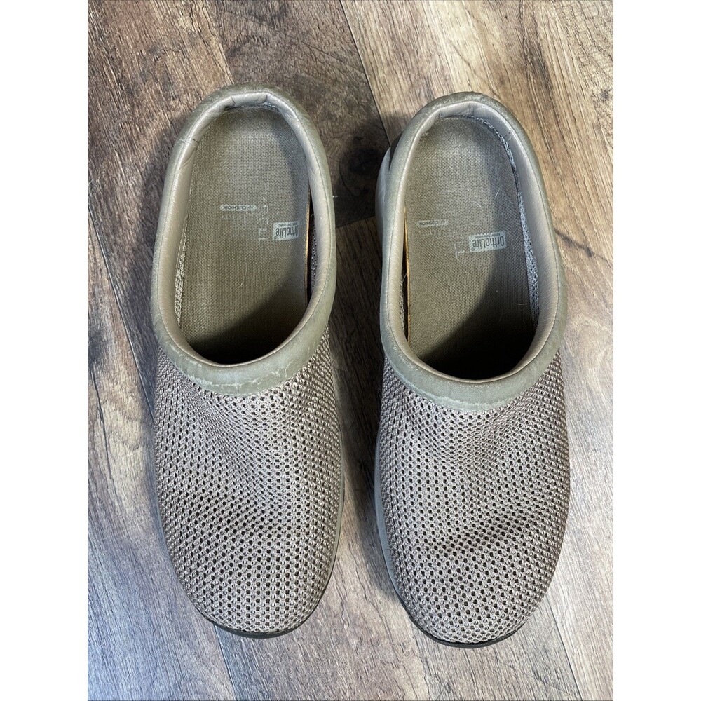 Merrell Womens Performance Slip On Shoes Clogs Size 10 Deep Tan Backless Mules